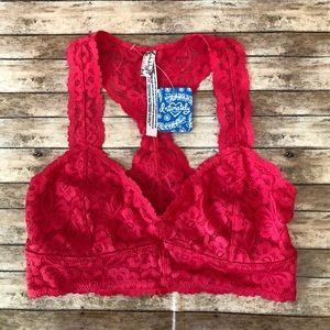 NWT Free People Galloon Racerback Bralette